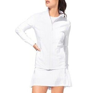 EleVen by Venus Williams Break Point Zip Jacket white size medium. MSRP $128
